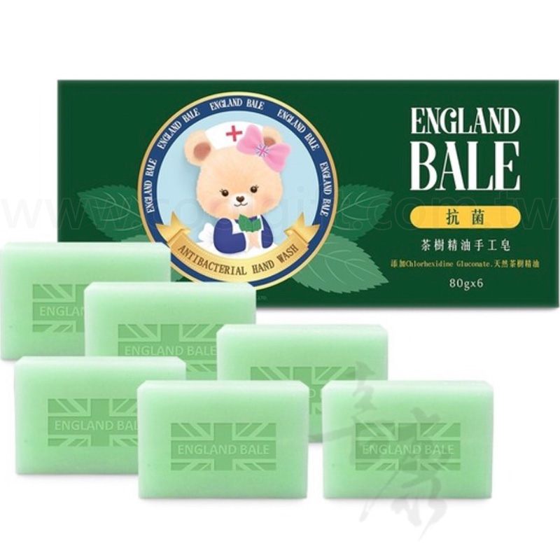 英國貝爾茶樹抗菌皂6入組